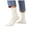 White, variant on FAIWAD Fuzzy Socks for Women Thermal Fluffy Plush Crew Socks Fall Winter Casual Home Wear