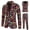 Multicolour, variant on UVEASISHA 3 Piece Suits for Men Christmas Novelty Printed Party Suit Xmas Holiday Tuxedo Suit Set Blazer Jacket Vests Pants Three Piece Sets Fall Savings,Multicolor,XL