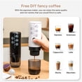 thumbnail image 4 of Portable Maker, 20 Bar Mini Travel Coffee Maker, Battery Powered Cordless Coffee Machine, One Key Control Capable of Making Ground Coffee or Capsules, with Polymer Li Battery, 4 of 7