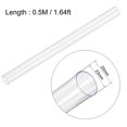 thumbnail image 2 of Unique Bargains 3pcs PVC Rigid Round Clear Tubing 7/8-inch ID x 1-inch OD 1.6ft, 2 of 3