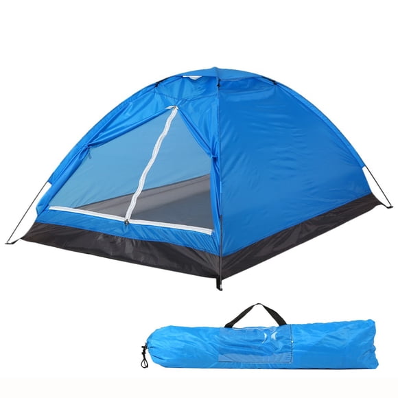 2 Person Camping Tent Easy Set-Up Lightweight Garden Sun Shield Outdoor Hiking Blue