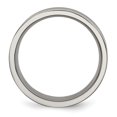thumbnail image 2 of Titanium Black 8mm Wedding Band Ring Man  For Dad Mens  For Him, 2 of 11
