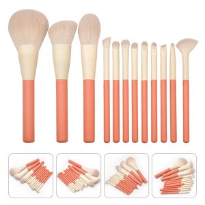 HEANUJJ Travel Make Up Brushes Set of 12Pcs Multi for Daily Makeup Artists Use