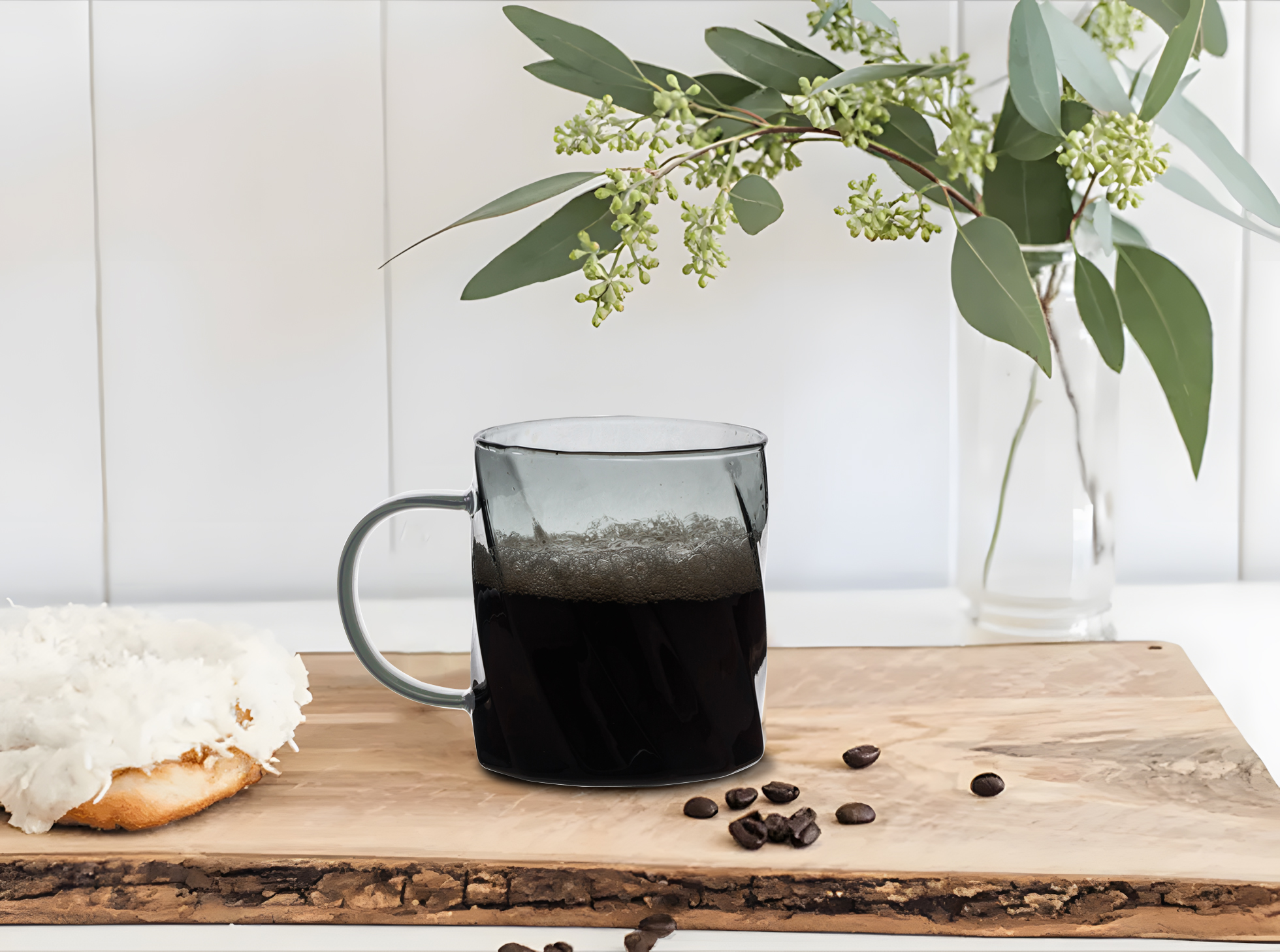 Mainstays 3.9in Swirl tasse en verre 17oz