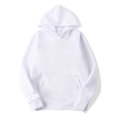 thumbnail image 2 of Yeahdor Men's Basic Long Sleeve Drawstring Hoodie Sweatshirt Casual Solid Color Pullover Tops White XL, 2 of 3