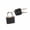 Noir, variante sur QIDESHIP Serrure en Plastique Colorée avec 2 Clés, 42 mm, Verte, Adaptateur de Quincaillerie en Plastique, 1 Serrure, 2 Clés, Petites Serrures de Bagage Multicolores avec Clés Serrure de Casier Serrures de Valise en Métal en Plastique à Clé en Cuivre