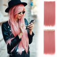 thumbnail image 4 of Hair Extensions The Perfect Combination Of Invisible Long Hair And Luxurious Long Hair, 23 Inches, Is Easy To Wear And Remove. It Can Make Your Hair Fuller And Longer, Hair Extensions & Accessories fo, 4 of 4