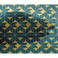 thumbnail image 4 of oneOone Viscose Chiffon Fabric Square|Diamond & Triangle Geometric Decor Fabric Printed BTY 42 Inch Wide, 4 of 4
