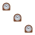 thumbnail image 1 of relayinert Wood Exquisite Travel Alarm With No Noise And Small Size For Easy Prevent Oversleep Small And Exquisite Convenient Deep 3Set, 1 of 6