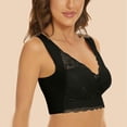 thumbnail image 4 of DPTALR Woman's Lace Beauty Back Solid Strap Wrap Plus Size Bra Underwear, 4 of 7
