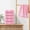 Pink, variant on Avdolw Cotton Broken Jacquard Washcloths - 5-Pack, Multi-Color, Soft & Absorbent, 29.13x12.99in, Home/Spa/Pool/Beach Towels