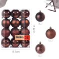 thumbnail image 1 of Christmas Decorative Balls Christmas Tree Hanging Christmas Ball Hanging Decorations 24PCS(Red), 1 of 8