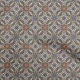thumbnail image 1 of oneOone Velvet Gray Fabric Asian Suzani Craft Projects Decor Fabric Printed By The Yard 58 Inch Wide, 1 of 5