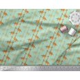 thumbnail image 3 of Soimoi Rayon Fabric Giraffe Kids Print Fabric by The Yard 42 Inch Wide, 3 of 3