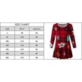 thumbnail image 2 of Charmo Womens Plus Size Top 3/4 Sleeve Flowy Tunic Dress Shirts Loose Fitting, 2 of 8