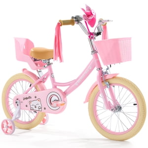 VEVOR Vélo pour enfants 16 Inches Princess Style enfants vélo pour les filles de 4-8 ans