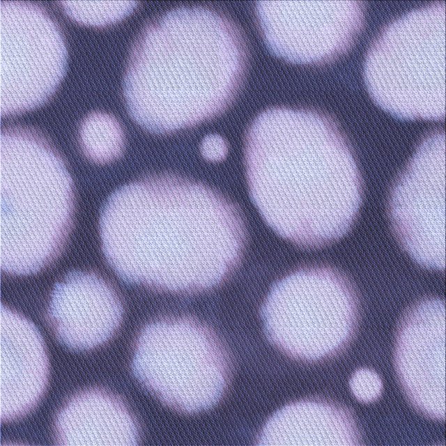 Ahgly Company Machine Washable Indoor Square Transitional Deep Periwinkle Purple Area Rugs, 6' Square