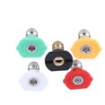 thumbnail image 3 of Pressure Washer Nozzle, Stainless Steel Different Jet Angle Simple  Pressure Washer Tip 5PCS Compact  For Washing Car For Garden For Sidewalk, 3 of 8