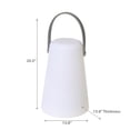 thumbnail image 2 of LED Outdoor Lantern WhiteGrey Handle, 2 of 3