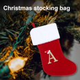 thumbnail image 3 of AMERTEER Christmas Stocking Nordic Letter Print Exquisite Workmanship Alphabet Letters Christmas Stocking for Home, 3 of 10