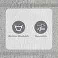 thumbnail image 2 of Better Homes & Gardens Cotton Reversible Bath Rug, Soft Silver, 17" x 24", 2 of 4