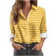 thumbnail image 2 of Wensltd Chemises Boutonnées pour Femmes Chic à Imprimé Floral Blouse à Manches Longues, 2 of 6