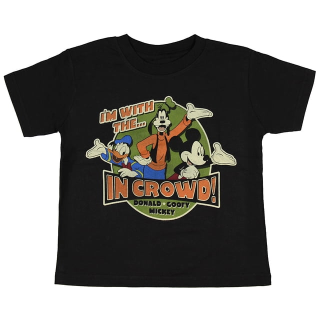 Disney Mickey Mouse And Friends Boys' Toddlers With The In Crowd T-Shirt (2T)