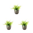thumbnail image 3 of Decodeary Green Eco-friendly Artificial Money Tree In Pot Long-lasting Durability Realistic Appearance white rose 3Set, 3 of 6