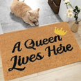 thumbnail image 4 of Summer Front Doormats Coco Coir Door Mat with Heavy Duty Backing, Welcome Doormat for Outside Entryway Mats Home Front or Back Entrance, Home Entry Floor, 4 of 5