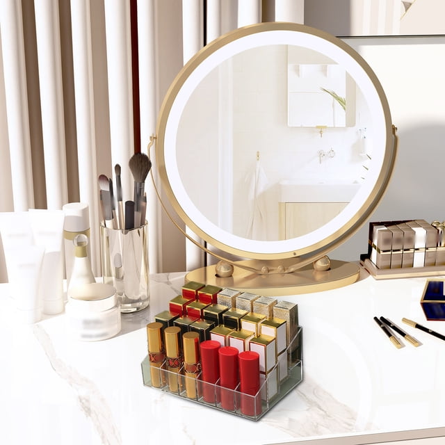 Product Classification Rack Storage Shelf Organizer|Product Title Versatile Clear Acrylic Lipstick Organizer for Makeup Holder with 9 24 36 40 Slots to Neatly Store Lipsticks Tubes Glosses and Beauty
