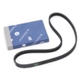 thumbnail image 2 of 11287520177, Black Constant Tension Reliable AC Compressor Belt Air Conditioner Compressor Belt Synthetic Rubber  for Repair, 2 of 8