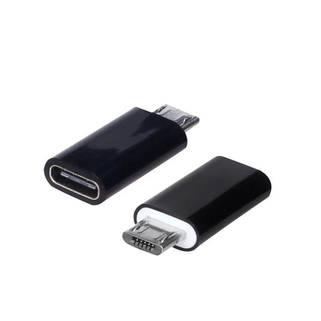 3Pcs Type C To Usb Adapter, Cagogo USB C to Micro USB Adapter, Type C Male to USB 2.0 Female Converter, OTG Data Sync Charging Cable Connector for S7 S6, Android Phones and Tablets, Fast Charging