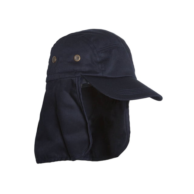 TopHeadwear Chapeau à Rabat de Vacances avec Couvre-Cou Intégral - Bleu Marine