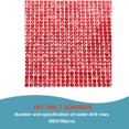 thumbnail image 4 of ziyahi Crystal Rhinestone Ribbon Glass Drill Mesh Glitter Clothing Accessories Shiny Sticker Present Decoration DIY Decorating Prop bright red 8 hot melt glue, 4 of 6