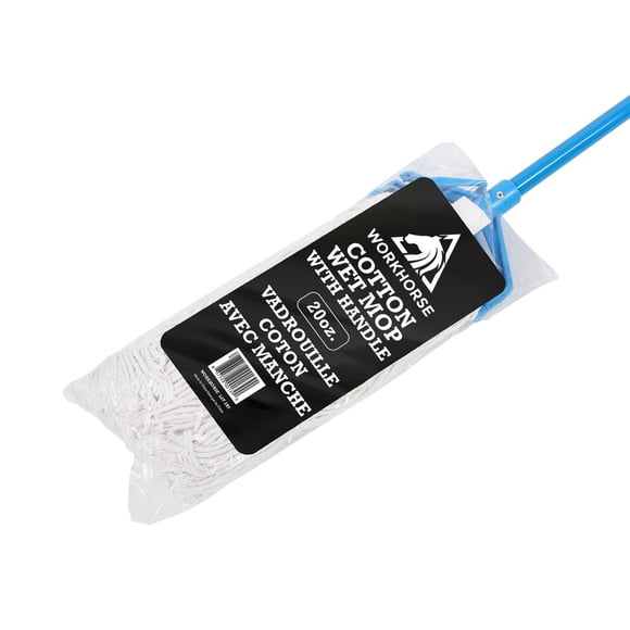 Workhorse Cotton mop and Handle