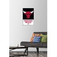 thumbnail image 2 of NBA Chicago Bulls - Logo 21 Wall Poster with Push Pins, 2 of 5