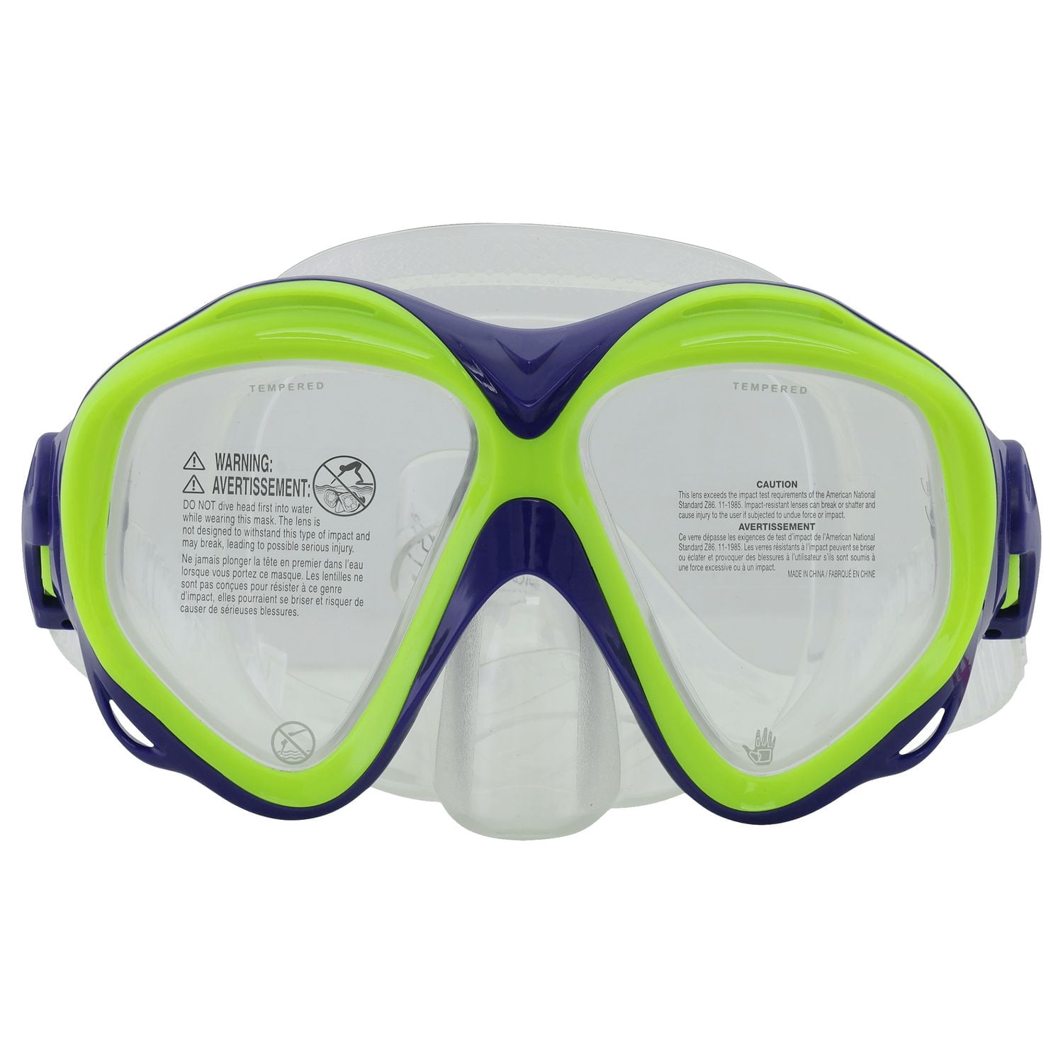 Masque de plongée Body Glove Nomad pour adulte
