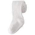 thumbnail image 1 of MIASHUI Leggings pour Filles Tout-Petits Enfants Collants Extensibles Fins Collants d'Hiver Bas, Blanc, 0-1 An, 1 of 3