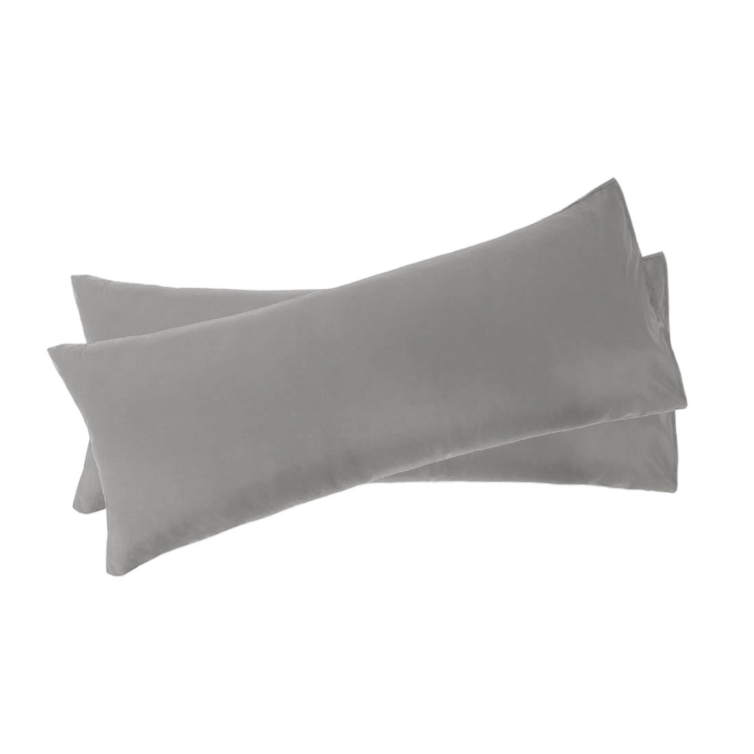 Unique Bargains Microfiber Long Pillowcases Envelope 2pcs(Pillow insert not included)