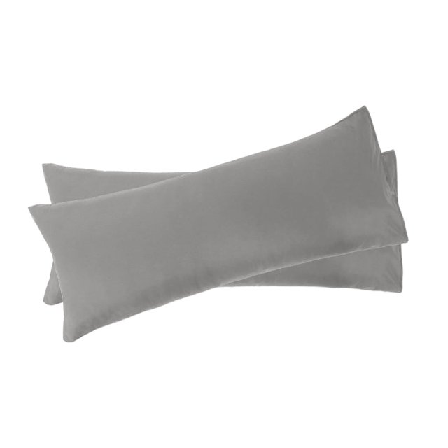 Unique Bargains Taies d'Oreiller Longues en Microfibre Enveloppe 2 Pcs (insert d'Oreiller Non Inclus)