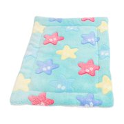 Amzcrzy Cat Beds Dog Beds, 15.7×19.7 Inch Fall Winter Soft Thick Dog Blankets Warming Pads Cat Sleeping Quilt Dog Mat Washable Plush Cat Bed Cushion for Small Medium Dogs Cats Kennel Floor