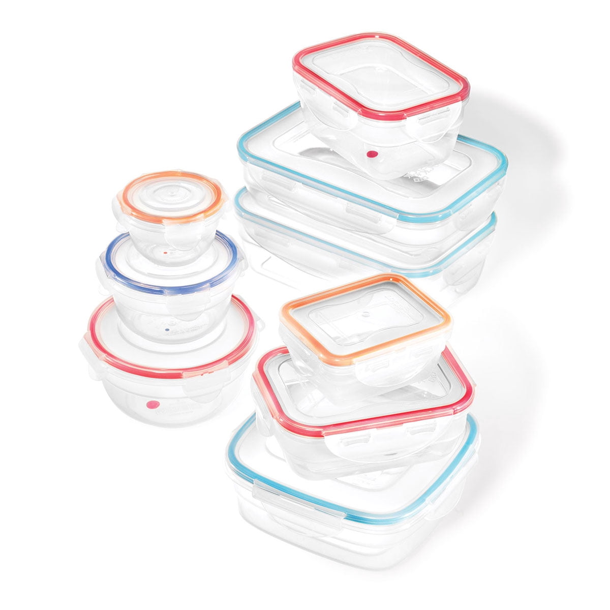 Starfrit LocknLock Easy Match 18-Piece Food Storage Container Set, Airtight, Leakproof, Microwave, Freezer & Dishwasher Safe, BPA Free