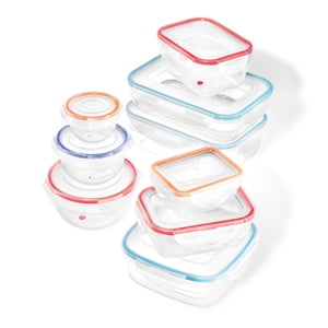 Starfrit LocknLock Easy Match 18-Piece Food Storage Container Set, Airtight, Leakproof, Microwave, Freezer & Dishwasher Safe, BPA Free