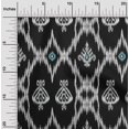 thumbnail image 1 of oneOone Silk Tabby Fabric Geometric Ikat Fabric Prints By Yard 42 Inch Wide, 1 of 4