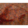 thumbnail image 4 of oneOone Silk Tabby Fabric Leaves & Floral Block Printed Craft Fabric BTY 42 Inch Wide, 4 of 4