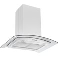 thumbnail image 1 of Ancona 30 Pouces 440 CFM Lot Convertible avec Auvent en Verre en Acier Inoxydable, 1 of 5