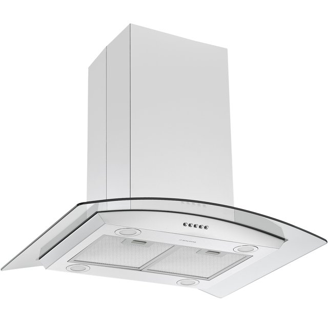 Ancona 30 Pouces 440 CFM Lot Convertible avec Auvent en Verre en Acier Inoxydable