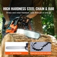 thumbnail image 2 of KFFKFF Gas Chainsaw, 58CC 20" 3.22HP, Fuel-Operated Chain Saw, Portable Gas Chainsaws for Wood and Branch Slicing, Tree Shaping, Clearing Land, and Forestry Tasks, 2 of 9