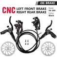 thumbnail image 2 of Bicycle Hydraulic Disc Brakes Front Rear Calipers Set for MTB Mountain Bike Left Right Brake Lever Kit with 160mm Disc Rotor, 2 of 7