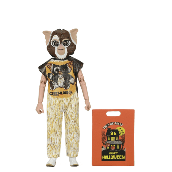 NECA Gremlins: Ben Cooper Gizmo Costumed Action Figure with Trick-or-treat Bag (6")